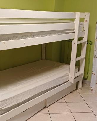 letto a castello+materassi