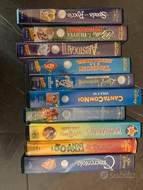 Vhs videocassette cartoni Disney