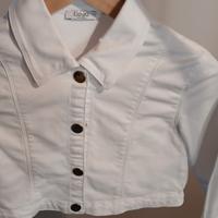 Giacchetta corta bianca per bambina- Liu Jo