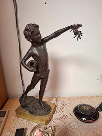 statua  lo scugnizzo Gennarino a capri