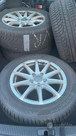 Cerchi e gomme in lega audi vw da 16