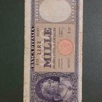 banconota 1.000 lire medusa testina 