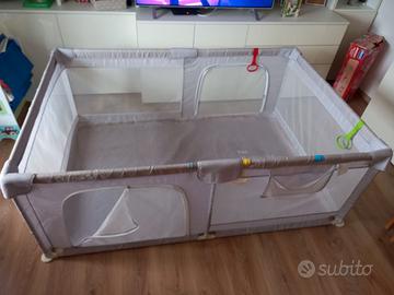 Box recinto per bambini con tasche