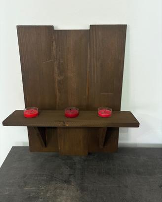 Mensola decorativa in legno