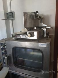 forno a vapore elettrico piu affettatrice 