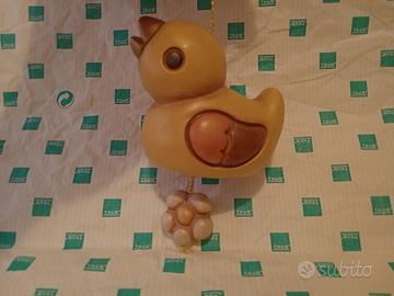 addobbo pulcino con fiore a campana pasqua thun