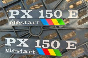 Fregio targhetta PX 150 E elestart