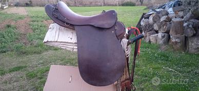 sella militare francese x trekking cavallo 