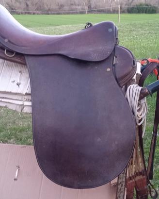 sella militare francese x trekking cavallo 