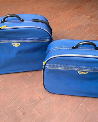 Valigie Delsey blu vintage 