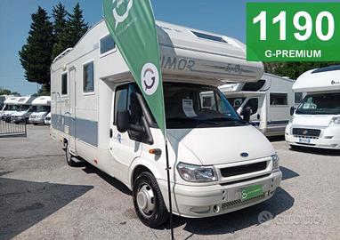 CAMPER RIMOR FORD MANSARDATO DOPPIA DINETTE 6 POST