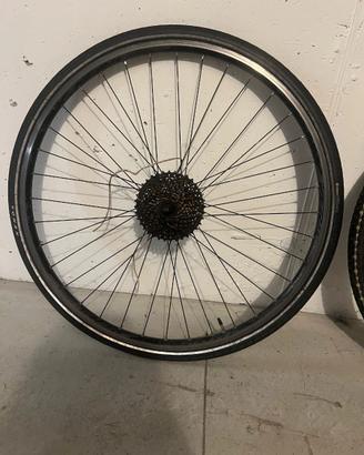 cerchi e gomme per  citybike