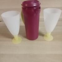 Brocca più due calici nuovi classici Tupperware 