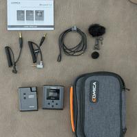 Microfono wireless con lavalier Comica boom X-U