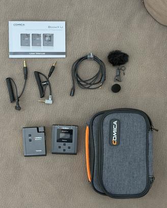 Microfono wireless con lavalier Comica boom X-U