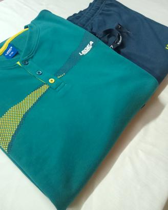 Pigiama Uomo LEGEA Home-Wear - Caldo Cotone - XL