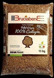 Pellet brucia bene 100% castagno