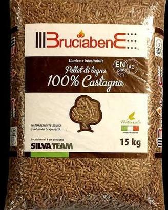 Pellet brucia bene 100% castagno