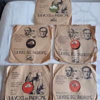 10 Dischi in gommalacca del 1940