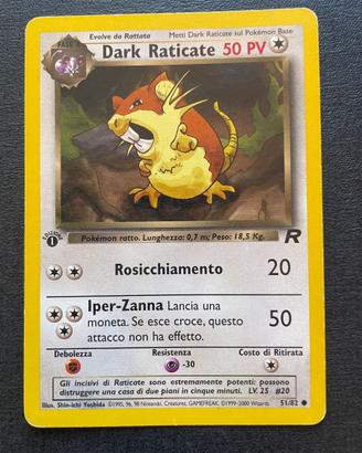 Dark Raticate 51/82 Team Rocket 2001