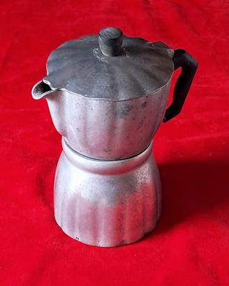 Antica caffettiera in alluminio Columbia