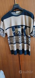 maglia in cotone mezza manica, Krizia ,vintage 