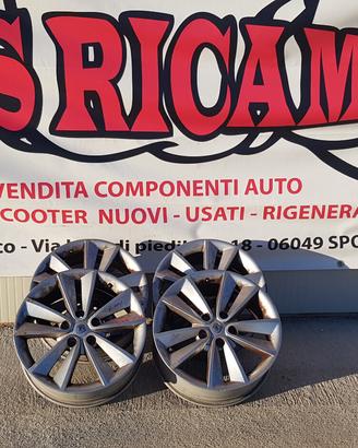 4x CERCHI LEGA RENAULT SCENIC MEGANE KADJAR 17"