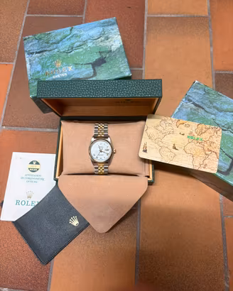 Rolex date just oro e acciaio