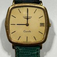 Oologio vintage Longines Quartz placcato oro
