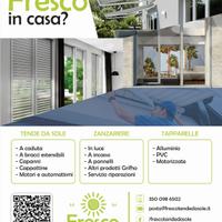 Tende da sole, zanzariere e tapparelle