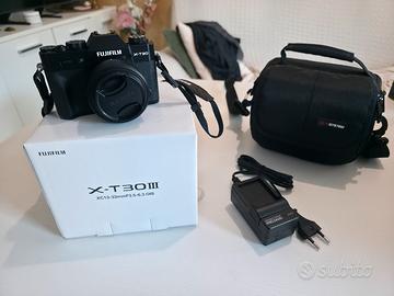 Fujifilm X-T30 III +obbiettivo xc13-33mm Nuova