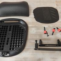 Piastra portapacchi e schienalino originale Sym ST