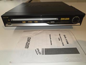 LETTORE DVD DIKOM DVX-110N MPEG-4/DVD PLAYER USB