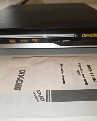 LETTORE DVD DIKOM DVX-110N MPEG-4/DVD PLAYER USB