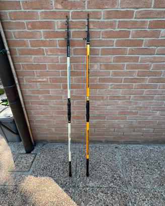 2 canne surf casting