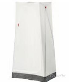 VUKU Guardaroba, bianco, 74x51x149 cm