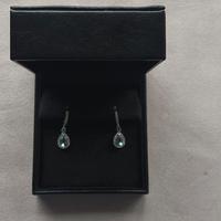 ORECCHINI con acquamarina