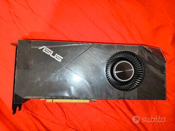 nvidia geforce 2080ti Asus con pellicola