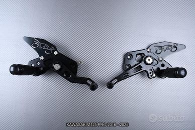 Pedane arretrate KAWASAKI Z125 PRO 2016 - 2025