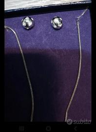 parure collana e orecchini
