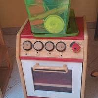 cucina giocattolo in legno 