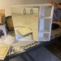 Specchiera bagno con cassetti