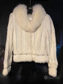 Bolero da sposa vintage  in lapin - Tg 40-42