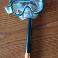 maschera snorkeling con boccaglio 