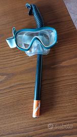 maschera snorkeling con boccaglio 