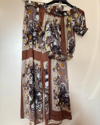 Completo pantaloni e top corto Siste’s