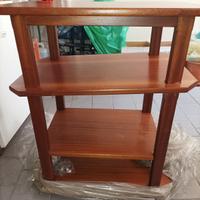 Tavolino porta tv in legno massello