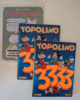 Topolino n.3333 + targa commemorativa Disney