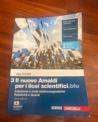 libro di fisica quinto anno “il nuovo Amaldi 3”