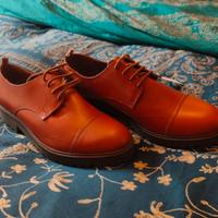 scarpa bassa marrone aranciato